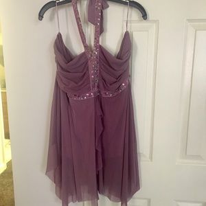 Lavender Halter Top w/Jeweled detailing